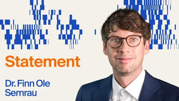 Banner Statement Dr. Finn Ole Semrau mit Profilbild